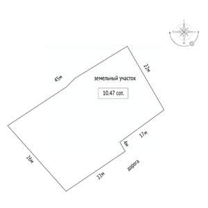 Дом 25м², 1-этажный, участок 10 сот.