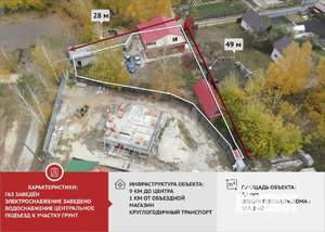 Дом 153м², 2-этажный, участок 8 сот.