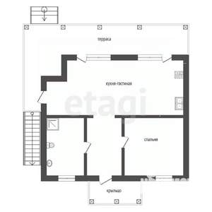 Дом 70м², 1-этажный, участок 7 сот.