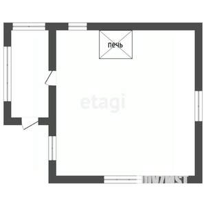 Дом 26м², 1-этажный, участок 4 сот.