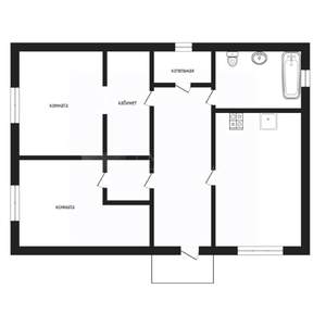 Коттедж 65м², 2-этажный, участок 7 сот.