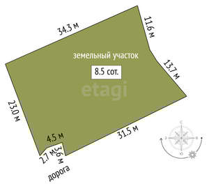 Дом 150м², 2-этажный, участок 9 сот.