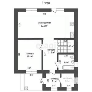 Дом 127м², 2-этажный, участок 5 сот.