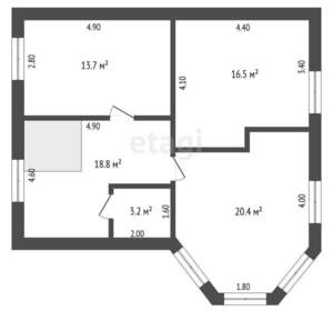 Дом 144м², 2-этажный, участок 6 сот.