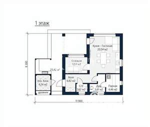 Дом 47м², 1-этажный, участок 8 сот.