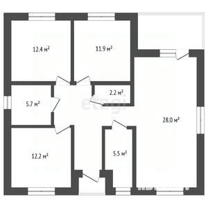 Дом 100м², 1-этажный, участок 8 сот.