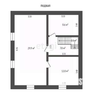 Дом 119м², 2-этажный, участок 18 сот.
