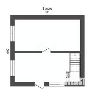 Дом 36м², 2-этажный, участок 6 сот.