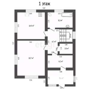 Дом 120м², 2-этажный, участок 12 сот.