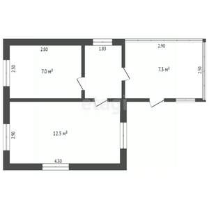 Дом 30м², 1-этажный, участок 5 сот.