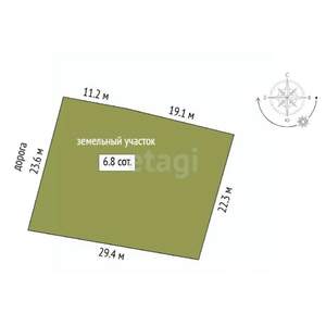 Дом 99м², 2-этажный, участок 1 сот.