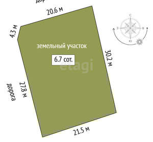 Дом 110м², 2-этажный, участок 7 сот.