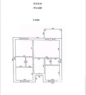 Дом 105м², 1-этажный, участок 5 сот.