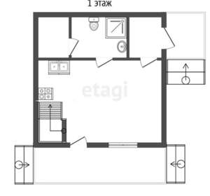 Дом 60м², 2-этажный, участок 12 сот.