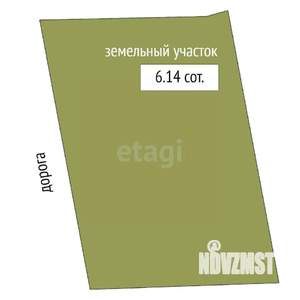 Дом 96м², 1-этажный, участок 6 сот.