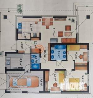 Дом 135м², 1-этажный, участок 9 сот.