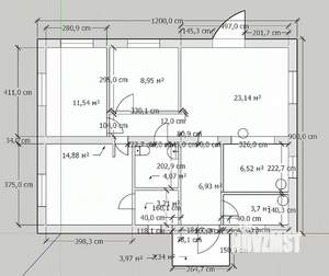 Дом 108м², 1-этажный, участок 6 сот.