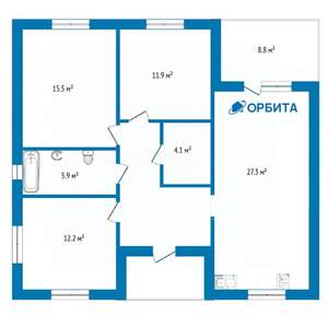 Дом 130м², 2-этажный, участок 7 сот.