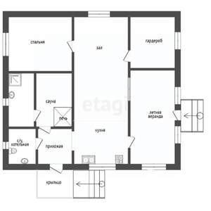 Дом 70м², 1-этажный, участок 8 сот.