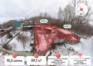 Дом 40м², 1-этажный, участок 10 сот.