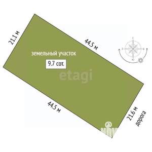 Дом 20м², 1-этажный, участок 10 сот.