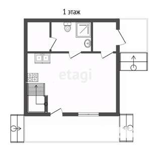 Дом 60м², 2-этажный, участок 12 сот.