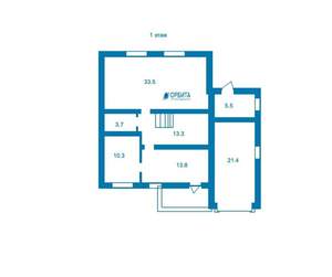 Дом 177м², 2-этажный, участок 0 сот.