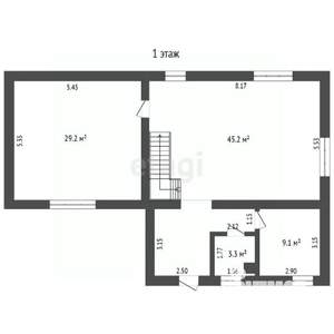 Дом 162м², 2-этажный, участок 8 сот.