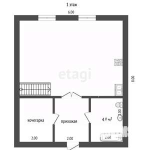 Дом 80м², 2-этажный, участок 5 сот.