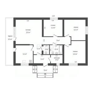 Дача 110м², 1-этажный, участок 5 сот.