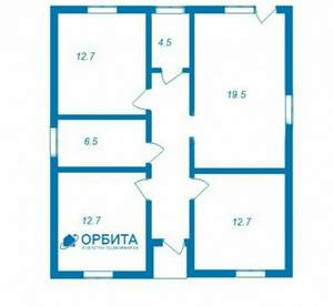 Дом 80м², 2-этажный, участок 0 сот.