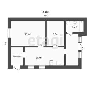 Дом 180м², 1-этажный, участок 6 сот.  