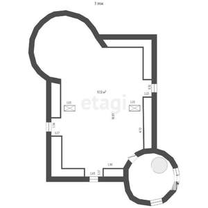 Дом 489м², 4-этажный, участок 10 сот.  