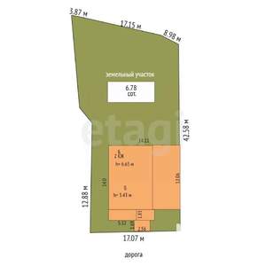 Дом 378м², 3-этажный, участок 7 сот.  