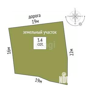 Дом 174м², 2-этажный, участок 4 сот.  