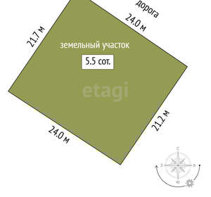 Дом 100м², 2-этажный, участок 5 сот.  