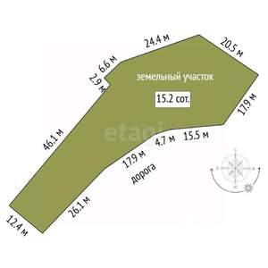 Дом 150м², 2-этажный, участок 15 сот.  