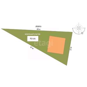 Дом 91м&sup2;, 1-этажный, участок 5 сот.  