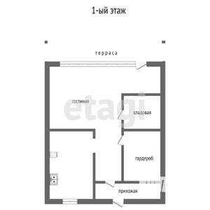 Таунхаус 143м², 2-этажный, участок 4 сот.  