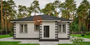 Дом 75м&sup2;, 1-этажный, участок 1 сот.  