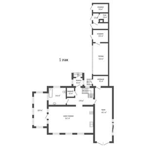 Коттедж 525м², 2-этажный, участок 10 сот.  