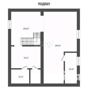 Дом 236м&sup2;, 4-этажный, участок 2 сот.  