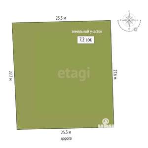 Дом 152м², 2-этажный, участок 7 сот.  