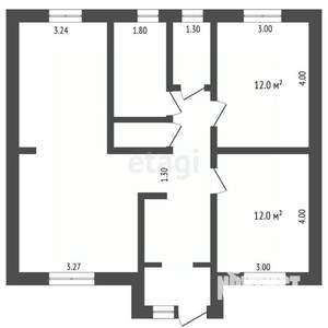 Дом 80м², 1-этажный, участок 5 сот.  