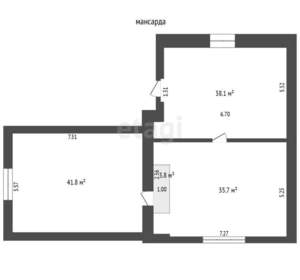 Дом 190м², 2-этажный, участок 5 сот.  