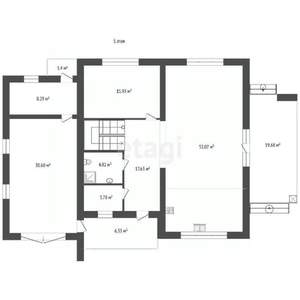 Дом 295м&sup2;, 2-этажный, участок 6 сот.  