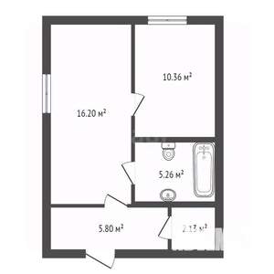 Дом 83м&sup2;, 2-этажный, участок 5 сот.  