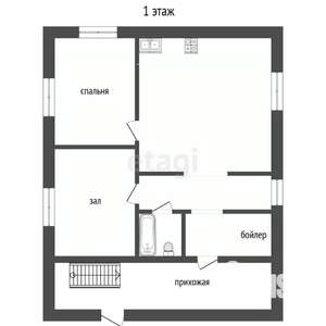 Дом 180м², 2-этажный, участок 6 сот.  