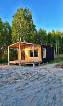 Дом 43м&sup2;, 1-этажный, участок 8 сот.  