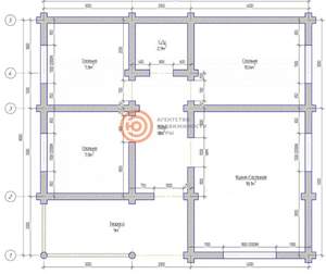 Дом 64м&sup2;, 1-этажный, участок 1 сот.  